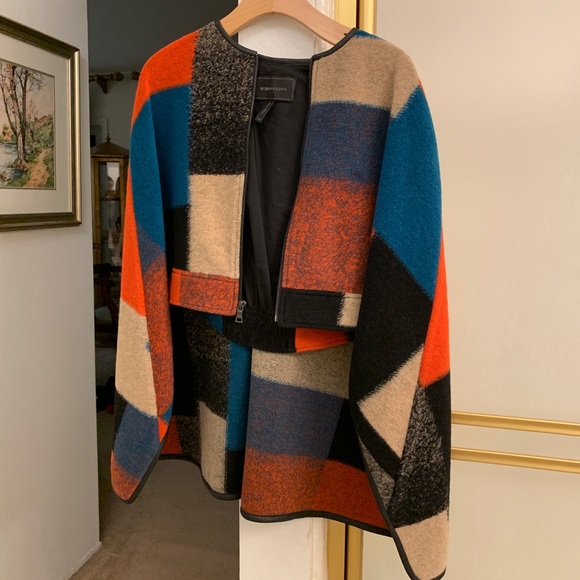BCBG Wool Pancho Used only twice. - Picture 1 of 2